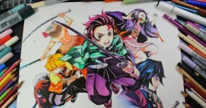 How to Draw Demon Slayer Step by Step for Beginners
